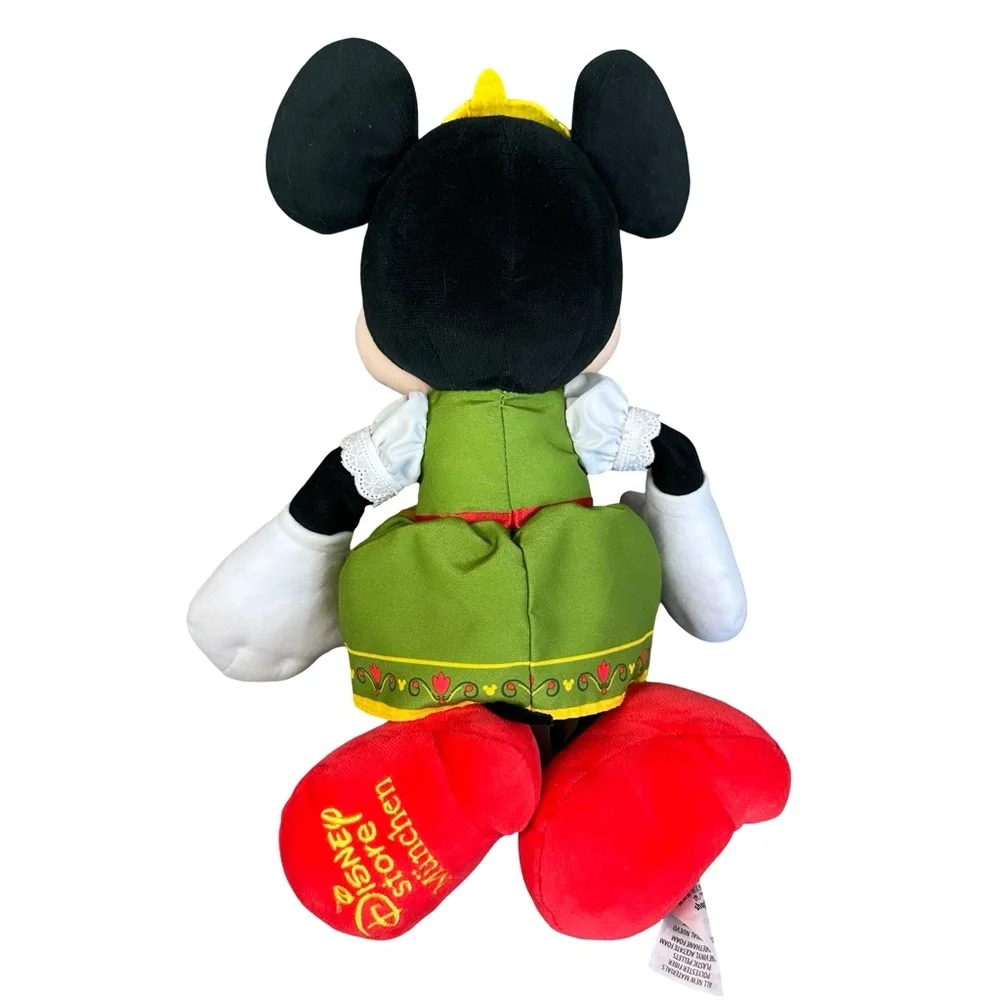 Disney Store Minnie Mouse München Germany Bavarian Plush Collectible 14.5